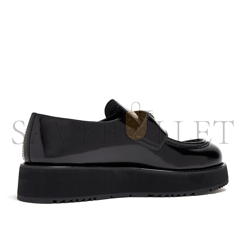 Pra*a brushed leather loafers 1d510n